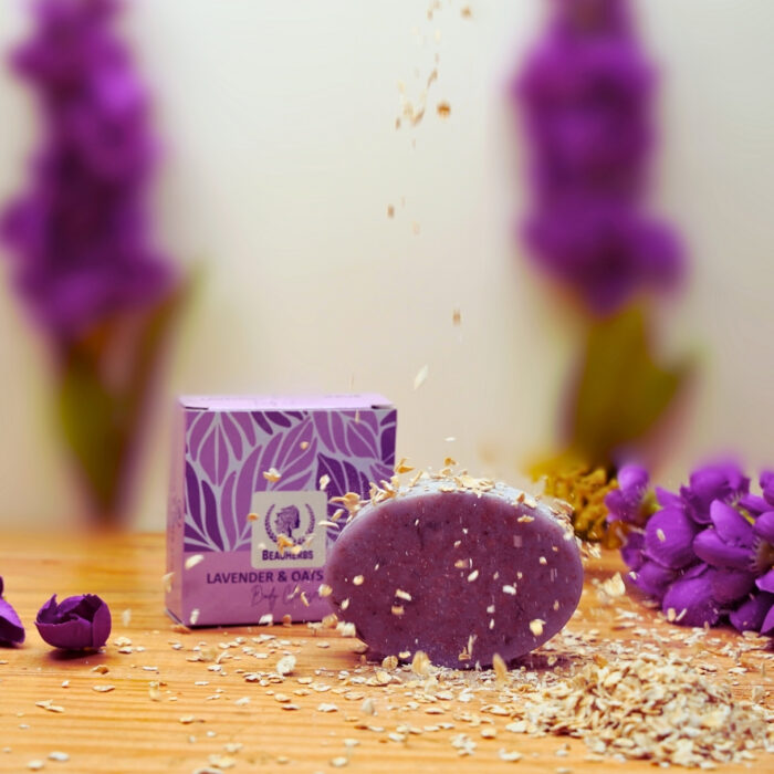 Lavender n Oats Scrub Soap - Image 6