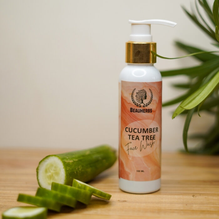 Cucumber & Tea Tree Face Wash - Image 3